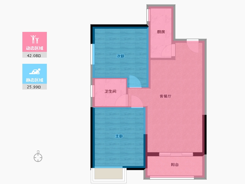 河南省-安阳市-空港新城-70.00-户型库-动静分区