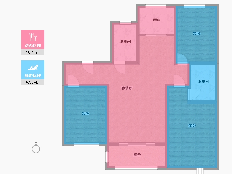 河北省-邯郸市-华康小区-110.00-户型库-动静分区