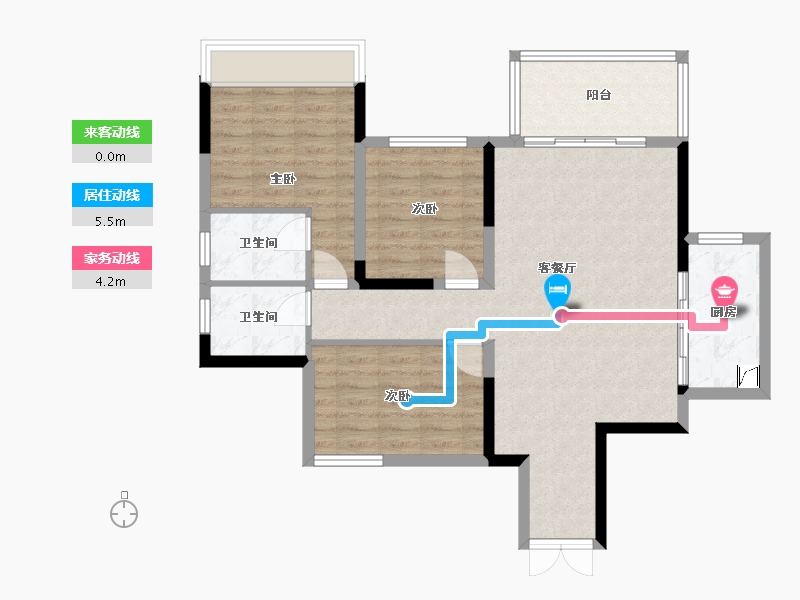 四川省-泸州市-三溪酒城中心-108.00-户型库-动静线