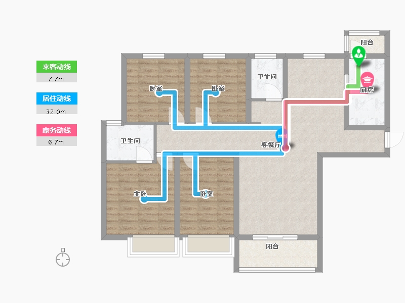 广东省-河源市-和平花园-114.84-户型库-动静线