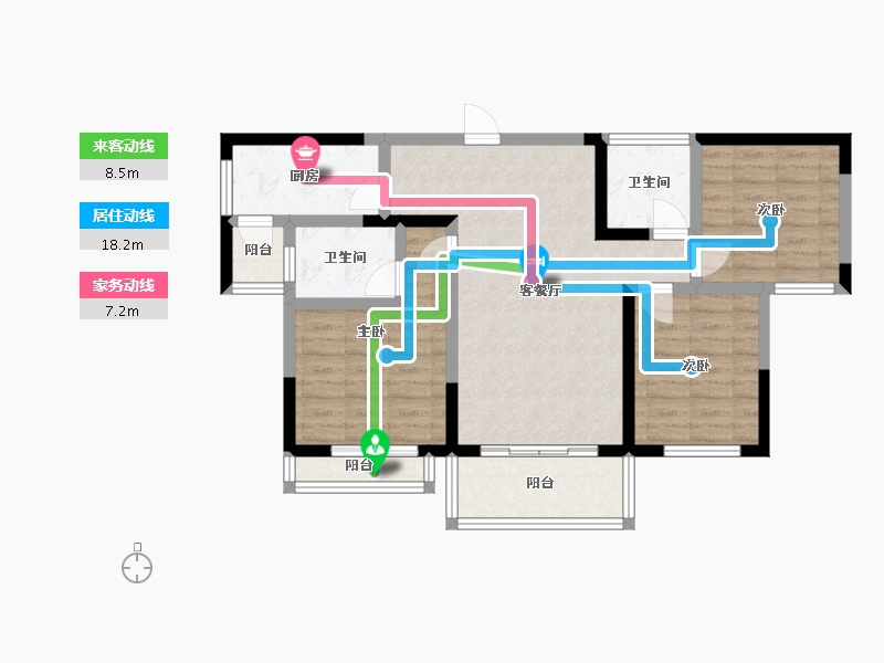 陕西省-渭南市-华山学府-90.11-户型库-动静线