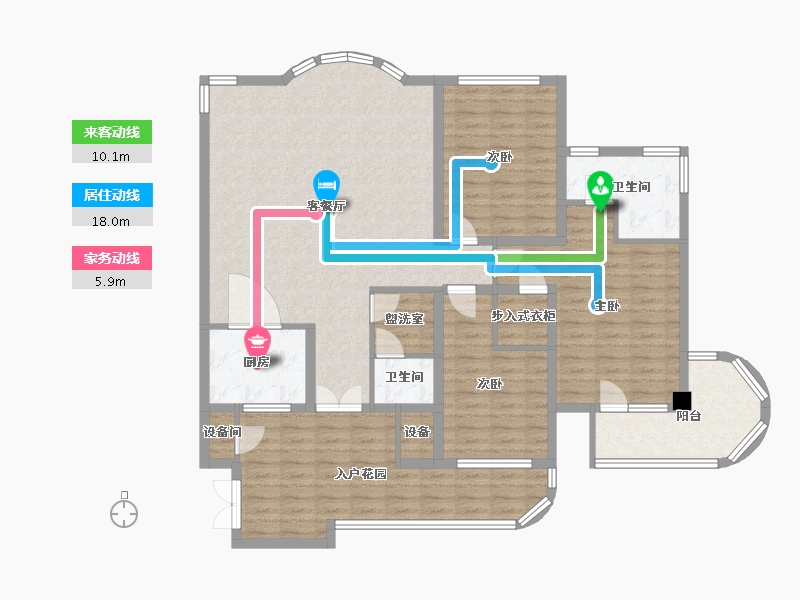 山东省-烟台市-振华海滨假日-141.98-户型库-动静线