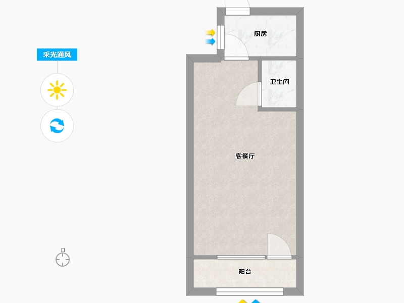 北京-北京市-安贞西里-31.00-户型库-采光通风