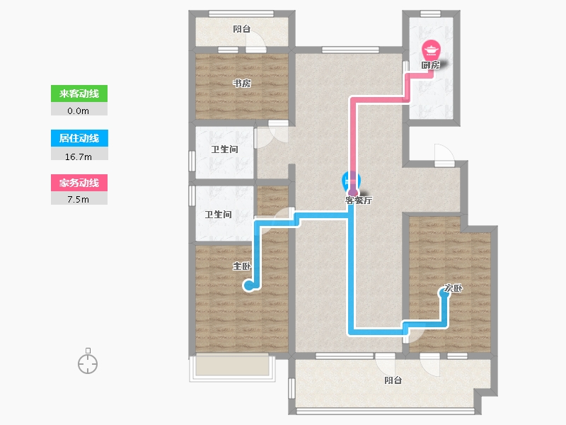 山东省-济宁市-公用瑞马悦府东郡-123.00-户型库-动静线