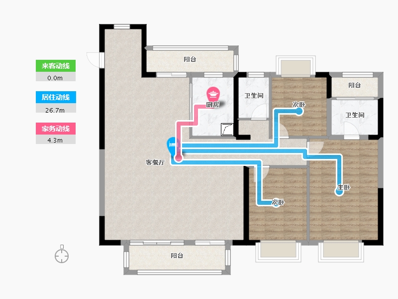 福建省-莆田市-建发磐龙府3期-137.00-户型库-动静线