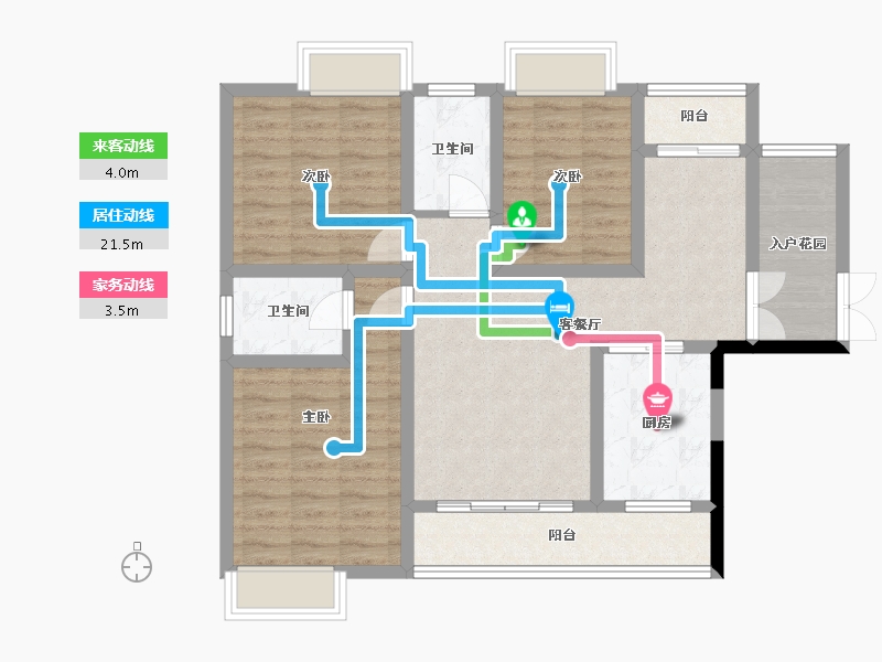 贵州省-贵阳市-息烽开磷城-110.00-户型库-动静线