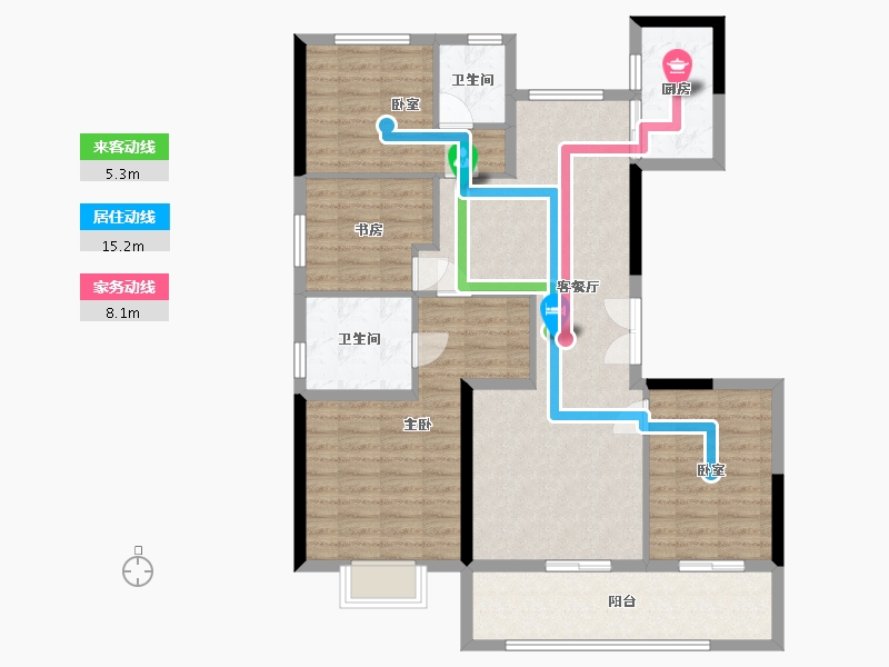 河南省-郑州市-郑州华侨城-114.52-户型库-动静线