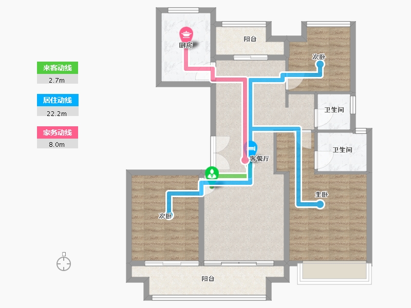 山东省-泰安市-城开林溪郡-100.00-户型库-动静线