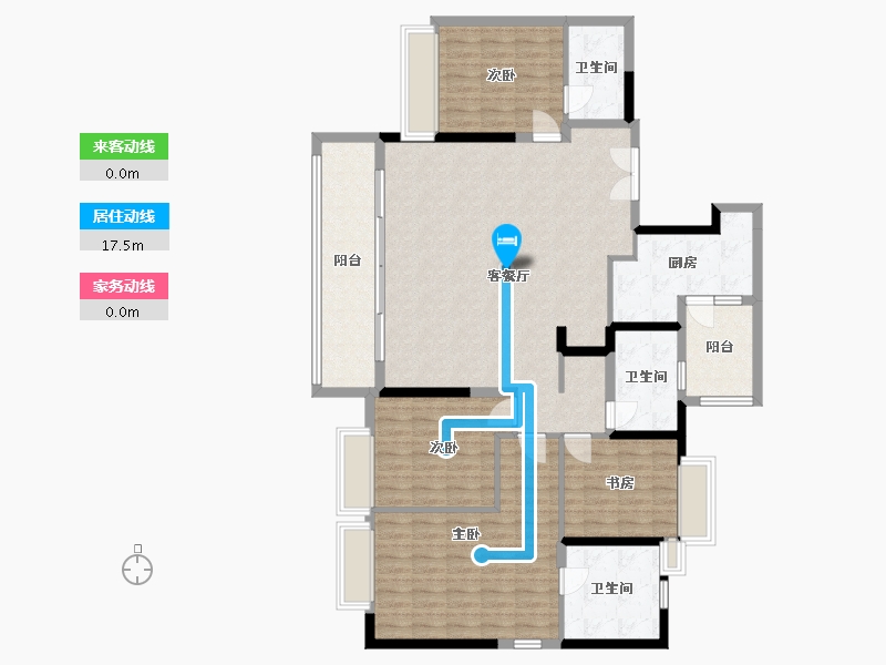 四川省-成都市-麓湖生态城-151.00-户型库-动静线