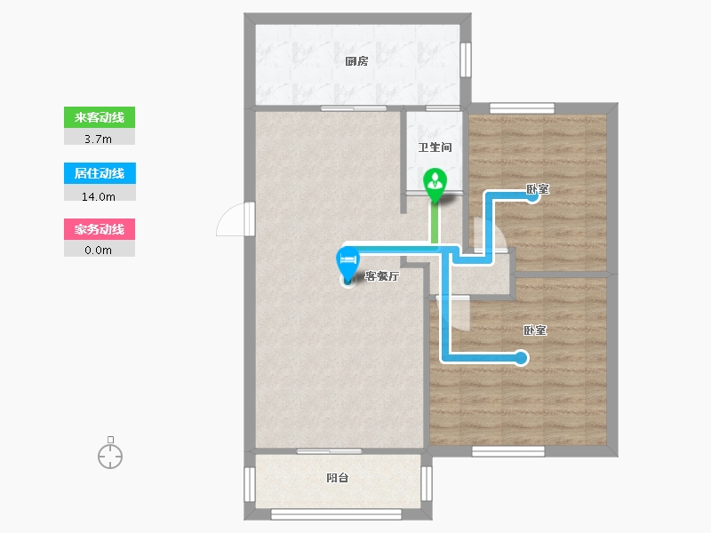 广东省-广州市-云山居-84.63-户型库-动静线