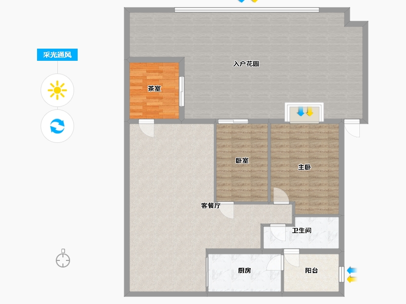 广东省-广州市-碧桂园-100.00-户型库-采光通风