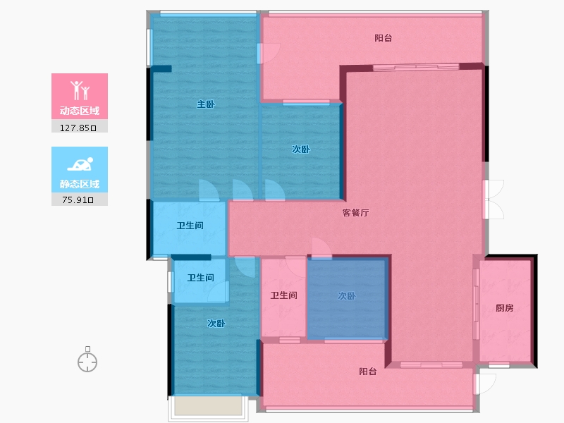 广东省-惠州市-江山一号-190.00-户型库-动静分区