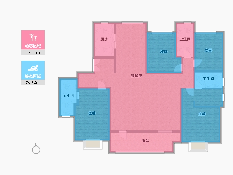 山东省-威海市-城投春和里-184.00-户型库-动静分区