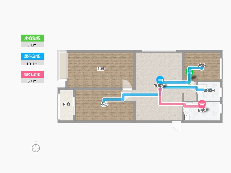 江苏省-连云港市-晶城壹号院-111.00-户型库-动静线