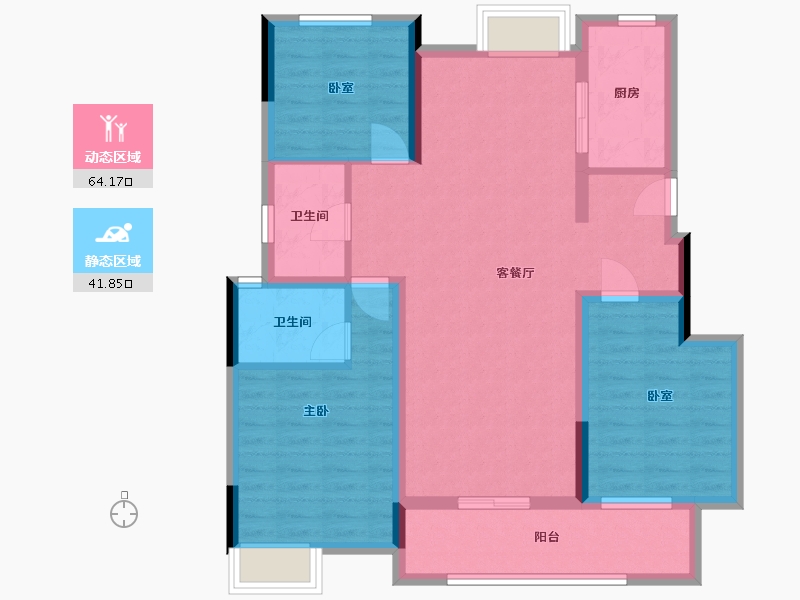 江西省-九江市-中旅城-94.02-户型库-动静分区