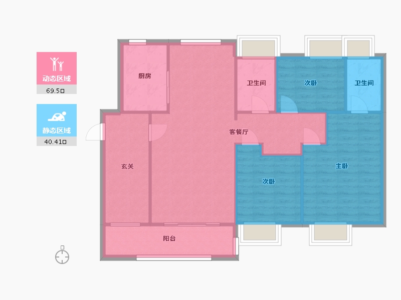 广东省-中山市-春天里-119.00-户型库-动静分区