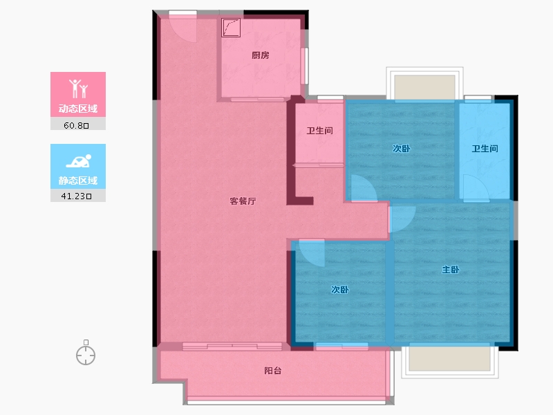 江西省-萍乡市-芦溪碧桂园-92.00-户型库-动静分区