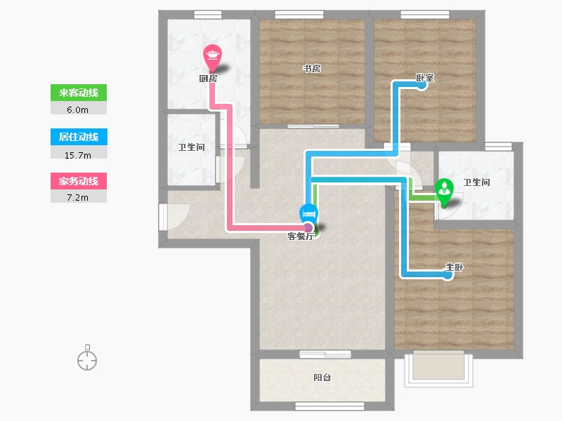 河北省-衡水市-滨湖国际-93.59-户型库-动静线