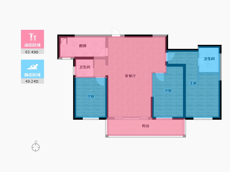 湖北省-武汉市-江御-101.00-户型库-动静分区