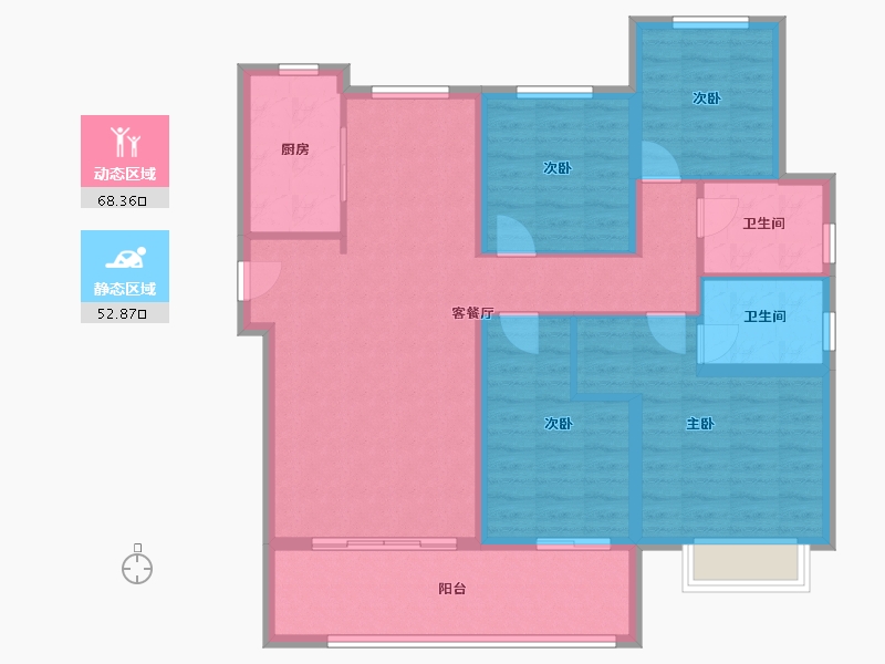 河南省-鹤壁市-建业通和府-109.00-户型库-动静分区