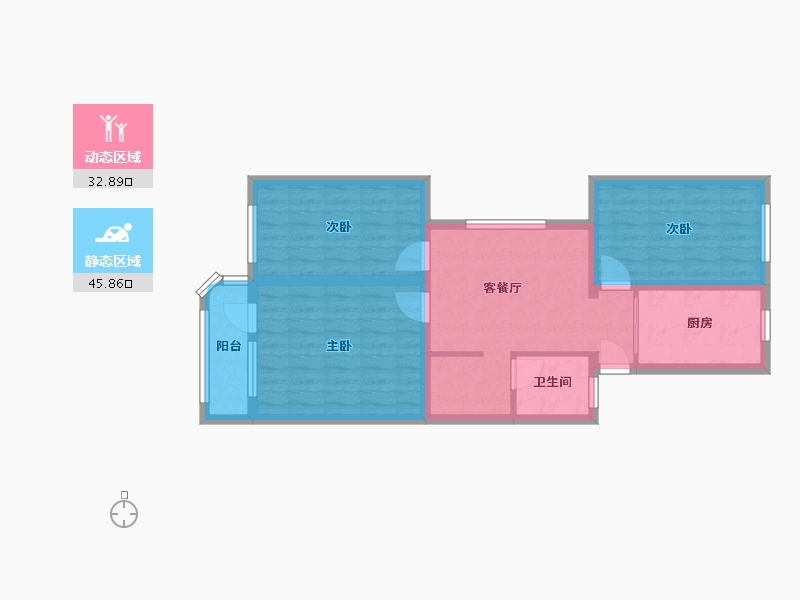 上海-上海市-秀枫翠谷-69.00-户型库-动静分区