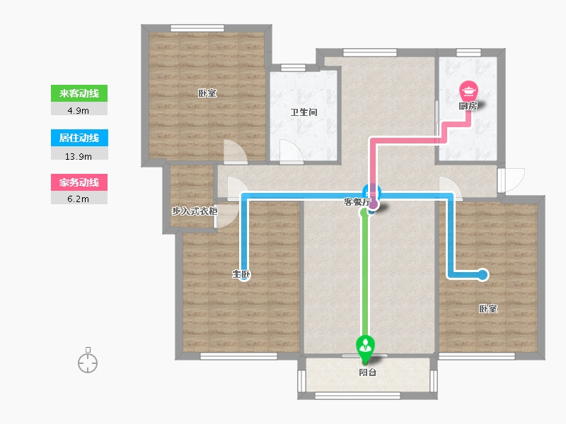 山东省-青岛市-山水名园3期-150.00-户型库-动静线