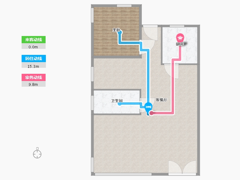 江苏省-苏州市-万科公园大道-166.99-户型库-动静线