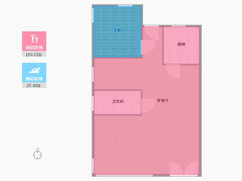 江苏省-苏州市-万科公园大道-166.99-户型库-动静分区