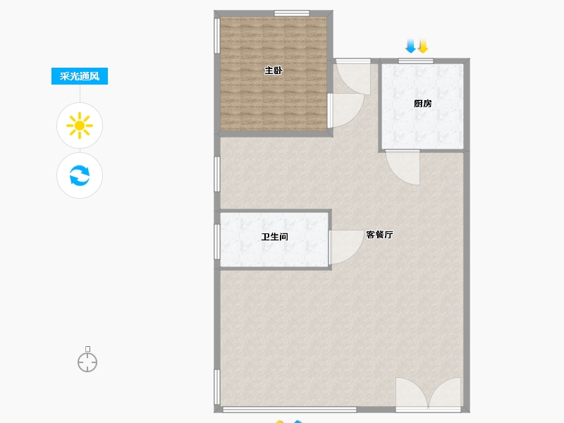 江苏省-苏州市-万科公园大道-166.99-户型库-采光通风