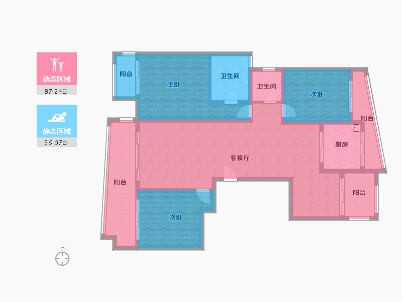 江西省-赣州市-华龙首付-142.00-户型库-动静分区