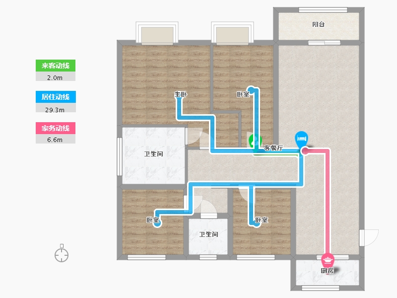 山西省-运城市-五洲芳华-110.00-户型库-动静线