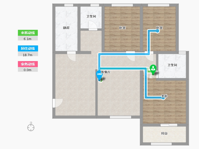 河南省-郑州市-泥河新城-109.00-户型库-动静线