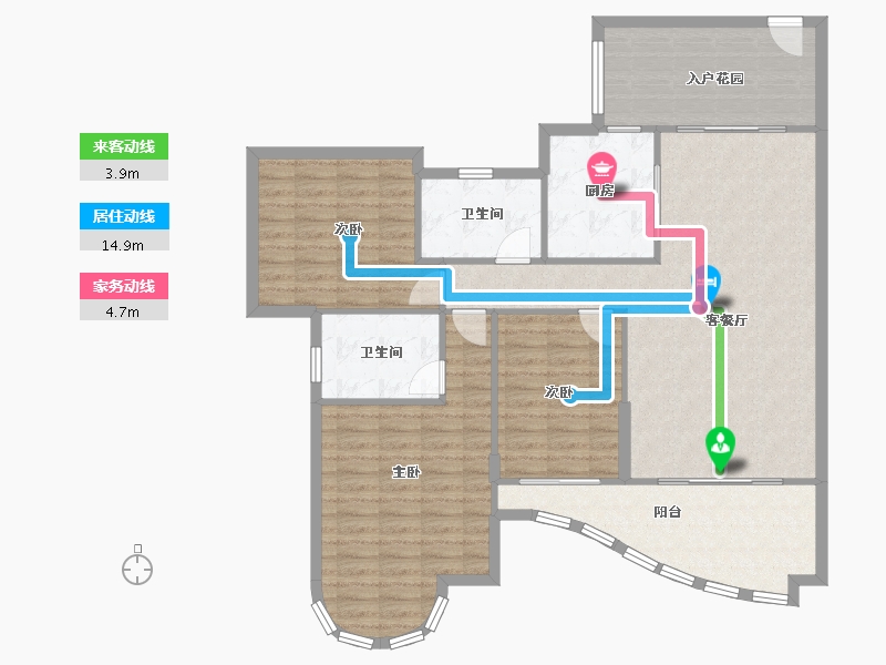 广东省-佛山市-君御海城-120.00-户型库-动静线