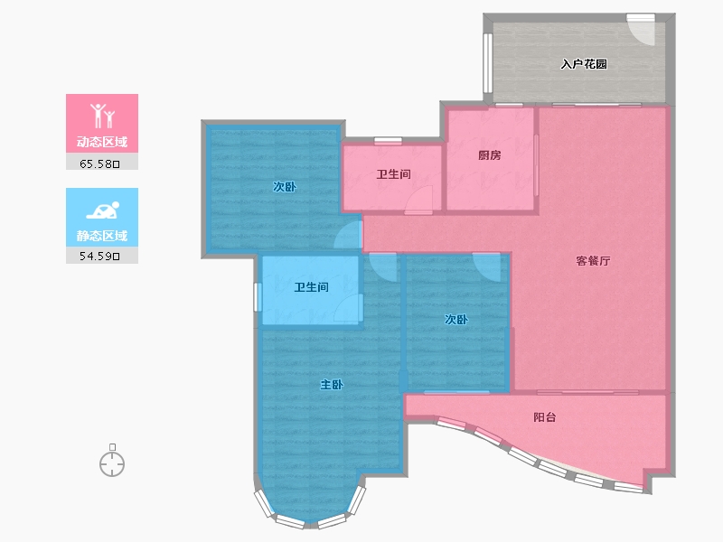 广东省-佛山市-君御海城-120.00-户型库-动静分区