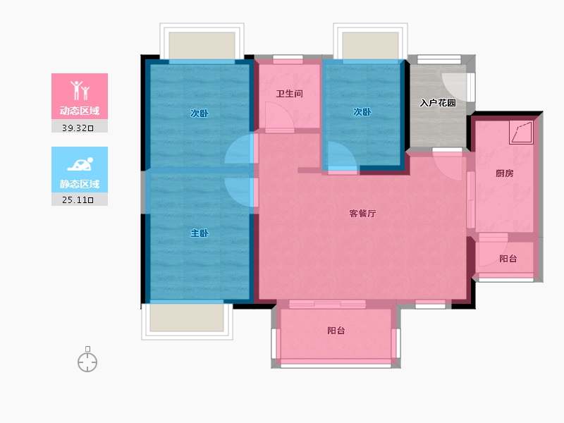 广东省-广州市-智联·汽车小镇-75.00-户型库-动静分区