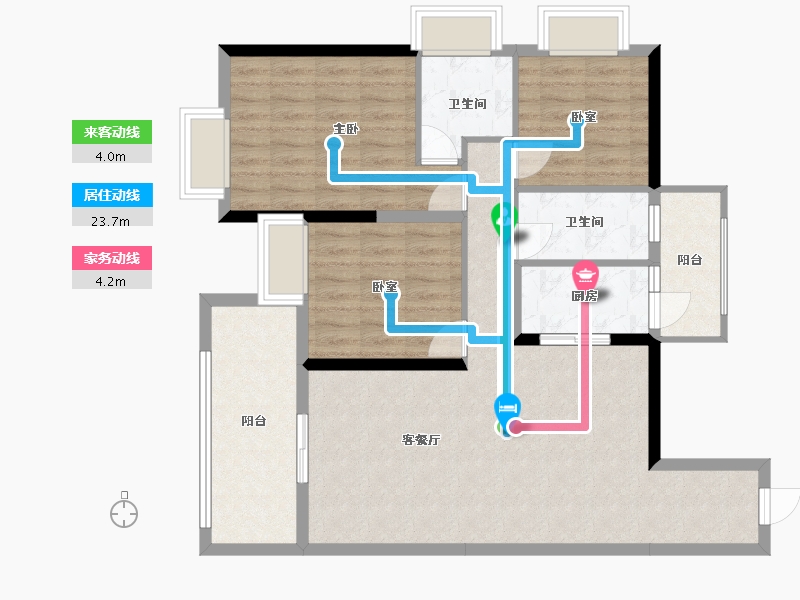 广东省-湛江市-华邦玥珑湖-130.00-户型库-动静线