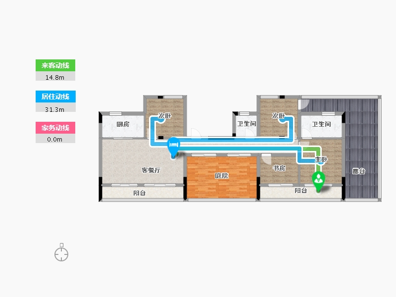 江西省-抚州市-中奥·君著宸央-140.00-户型库-动静线