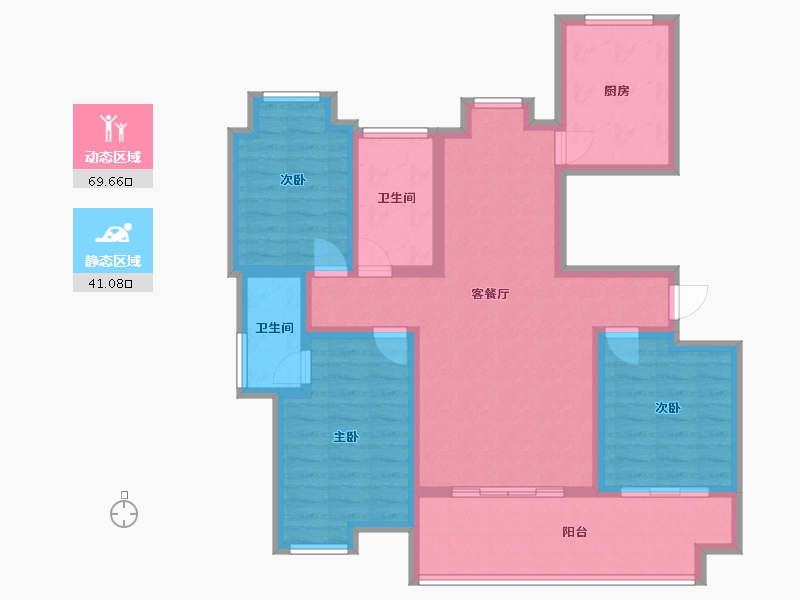 江西省-宜春市-新樾府-98.00-户型库-动静分区