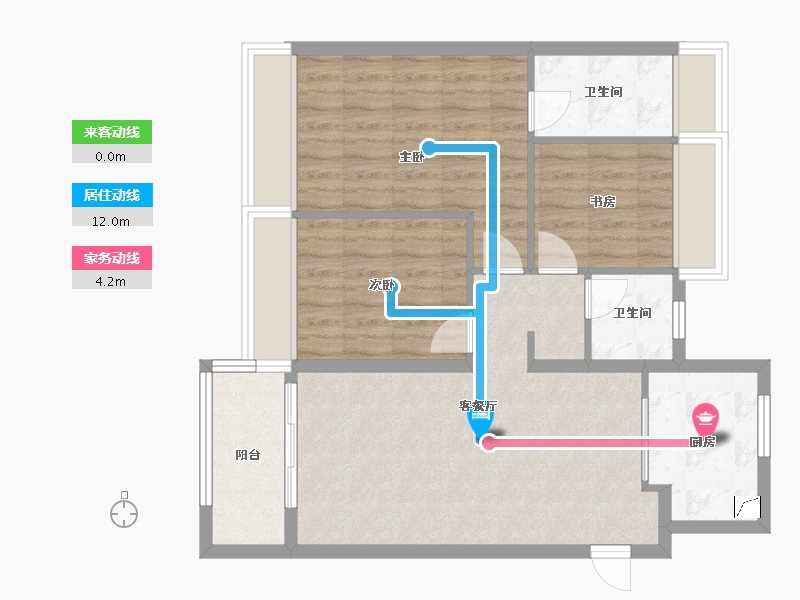 上海-上海市-建发熙和府-78.00-户型库-动静线