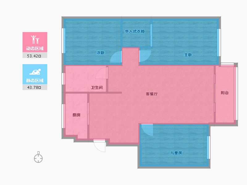 甘肃省-酒泉市-紫阳苑-115.00-户型库-动静分区