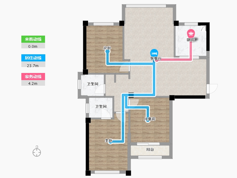 福建省-三明市-海翼江山悦-92.30-户型库-动静线