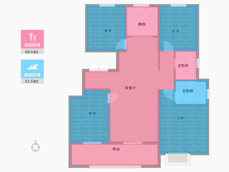 河北省-邢台市-公元壹号院-117.00-户型库-动静分区