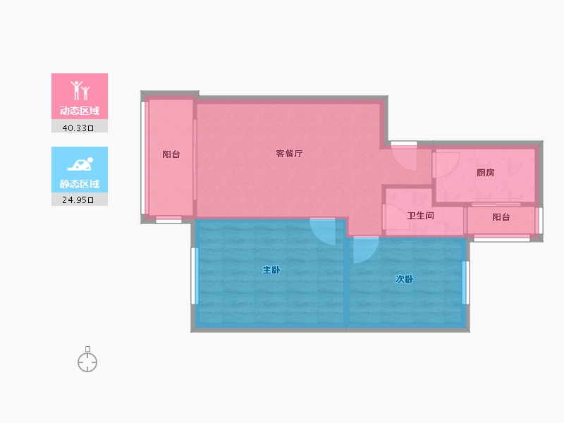 四川省-成都市-东光小区-65.00-户型库-动静分区