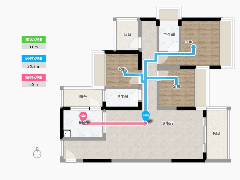 广东省-河源市-铭成华府-93.93-户型库-动静线