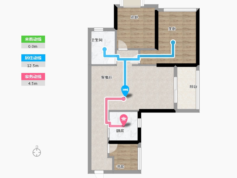 广东省-广州市-兰亭盛荟-64.48-户型库-动静线