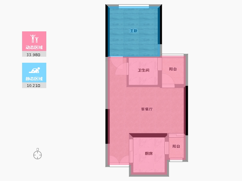 浙江省-台州市-环溪苑-40.40-户型库-动静分区