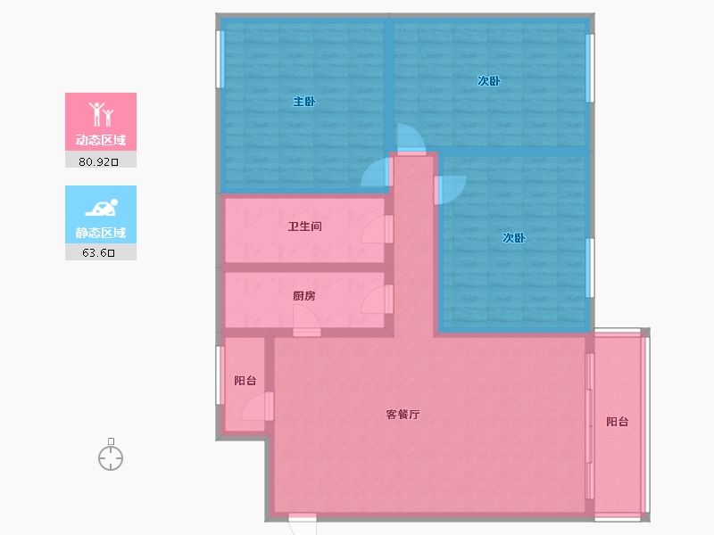 湖北省-武汉市-陆总花园-30.00-户型库-动静分区