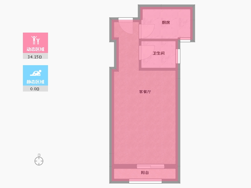 浙江省-台州市-明聚楼-34.00-户型库-动静分区