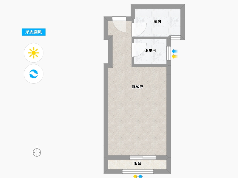 浙江省-台州市-明聚楼-34.00-户型库-采光通风