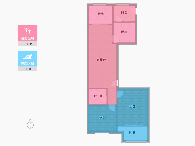 山东省-潍坊市-民生璞悦里-147.00-户型库-动静分区